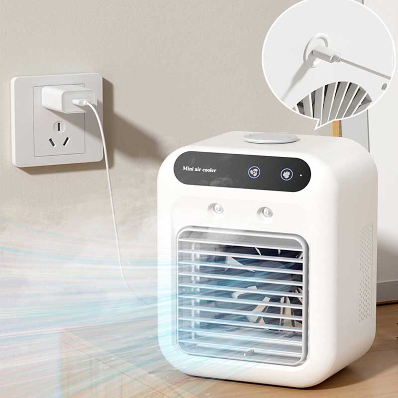 Dobíjací ventilátor USB Air Cooler 500 ml s časovačom