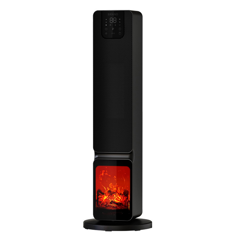 Diaľkové ovládanie 2000W PTC ohrievač 3D Flame