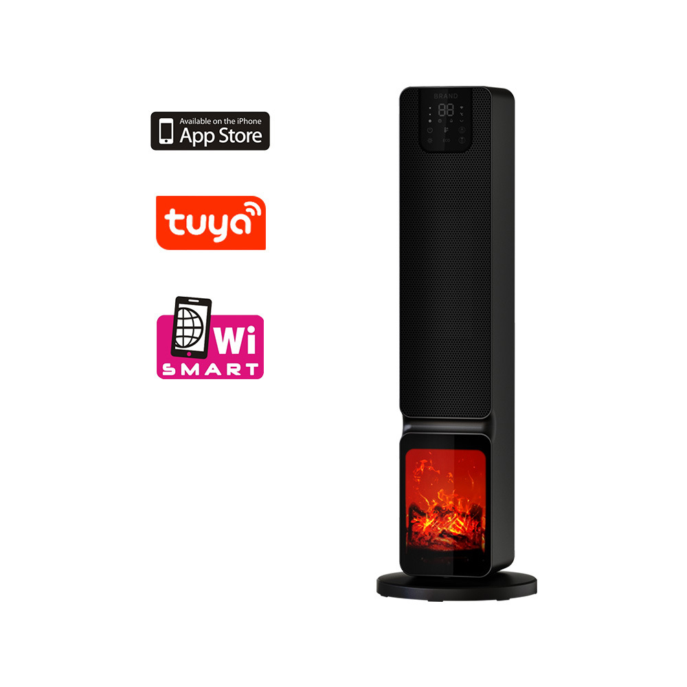 Wifi Smart Heater 3D Flame s digitálnym displejom